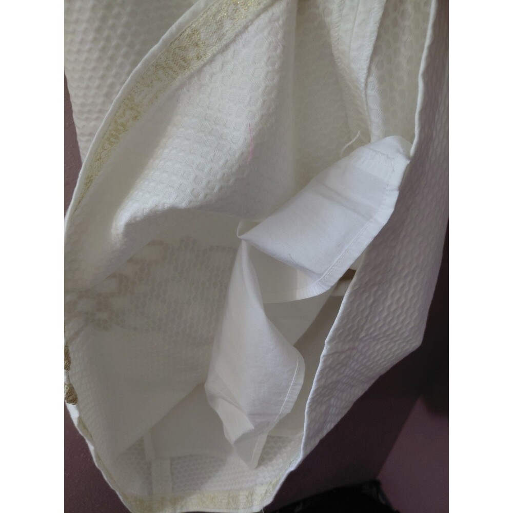 Lily Pulitzer Jacqueline Shift Dress Women’s White Gold Metallic Detail NWT - Picture 7 of 16